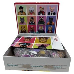 Cat Lovers 750 Piece Jigsaw Puzzle Buffalo Games Buffalo